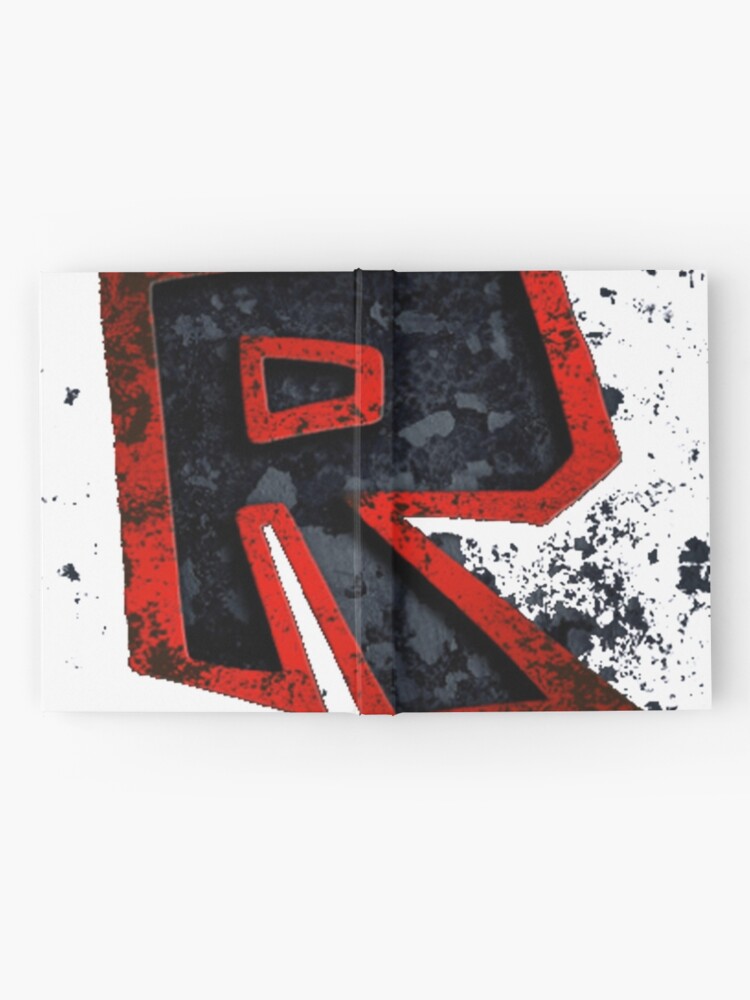 Roblox Logo Black And Red Hardcover Journal By Best5trading Redbubble - the roblox logo is grey