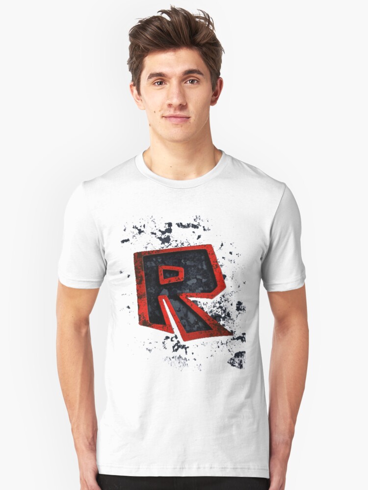 Roblox Logo Black And Red T Shirt By Best5trading Redbubble