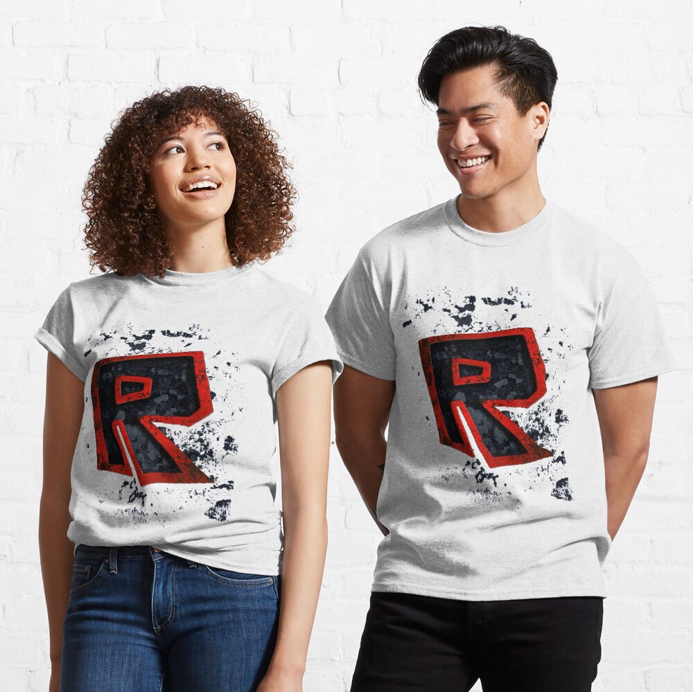 Roblox Logo Black And Red T Shirt By Best5trading Redbubble - roblox red square roblox