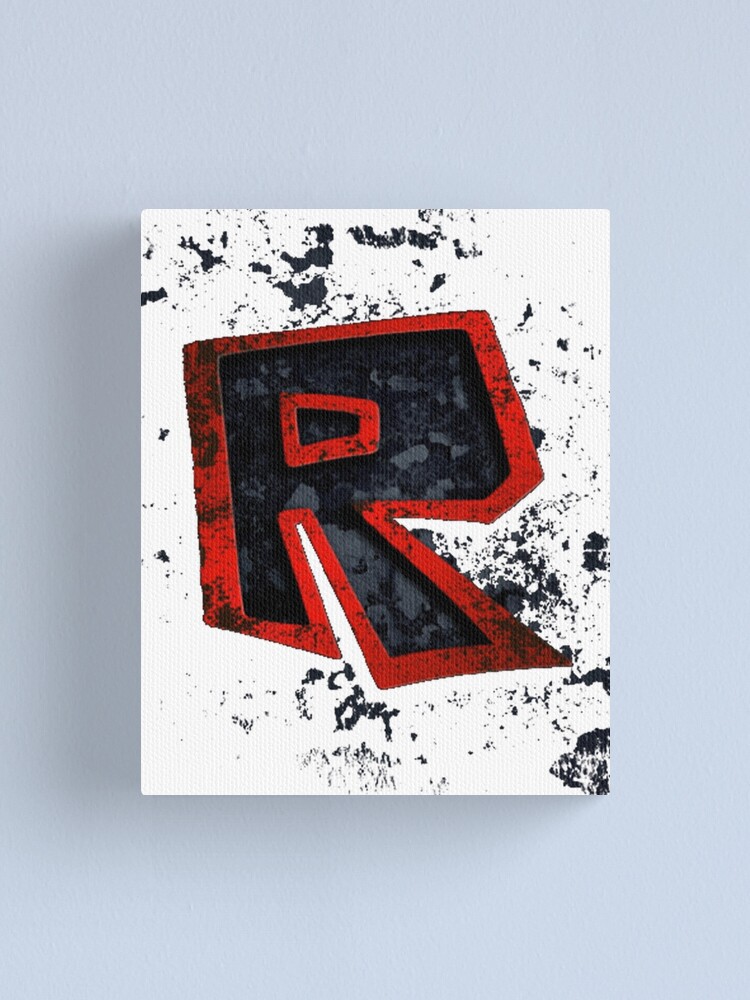 Roblox Logo Black And Red Canvas Print By Best5trading Redbubble - roblox canvas prints redbubble