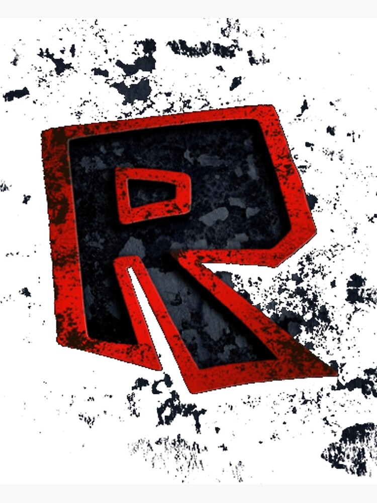 Roblox Logo Black And Red Greeting Card By Best5trading Redbubble - rot roblox