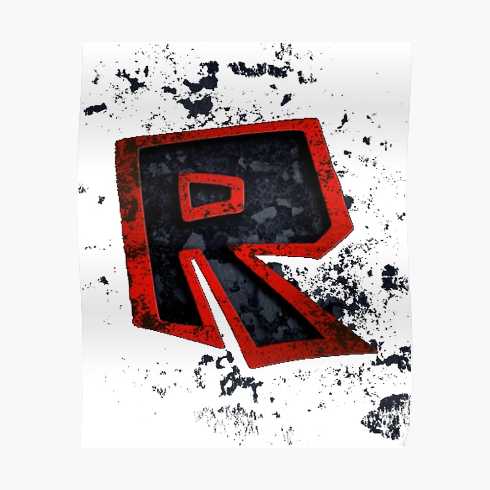 Roblox Logo Black And Red Sticker By Best5trading Redbubble - black and red roblox decal
