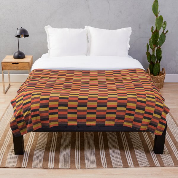 'District Line' London Underground Retro Throw Blanket