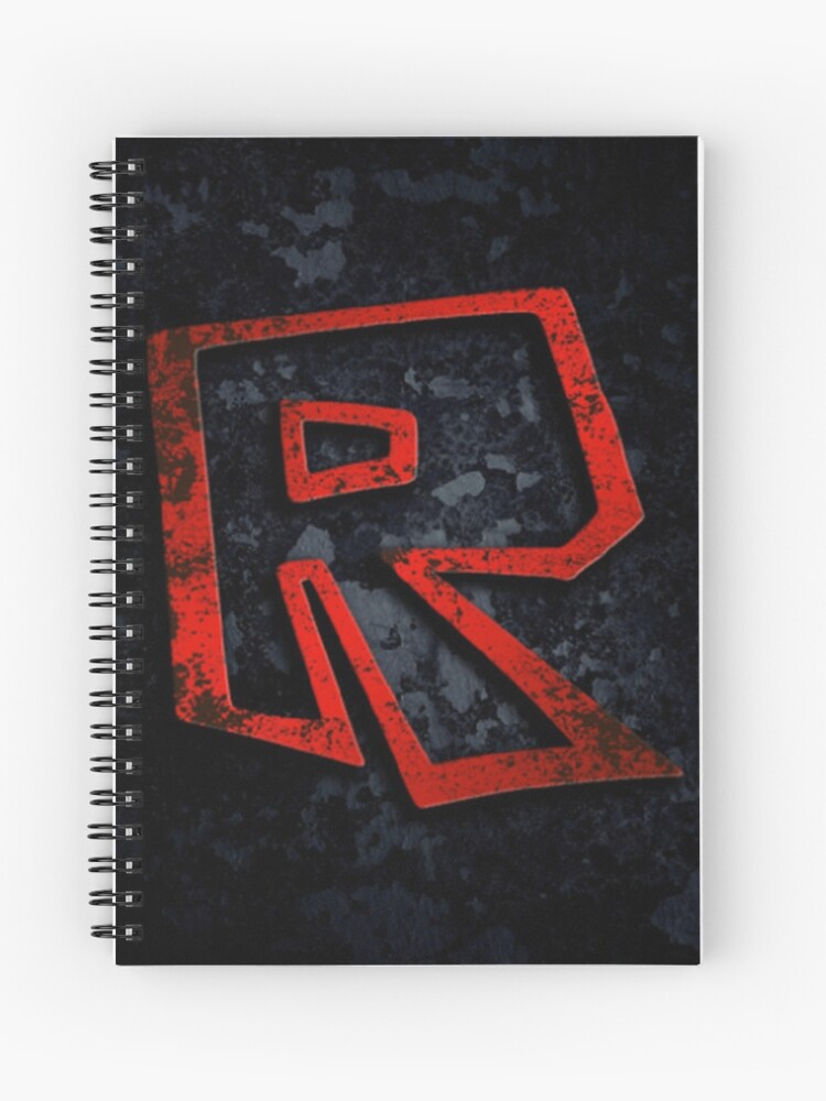 Cuaderno De Espiral Logotipo De Roblox En Negro De Best5trading Redbubble - cuadernos de espiral roblox juego redbubble