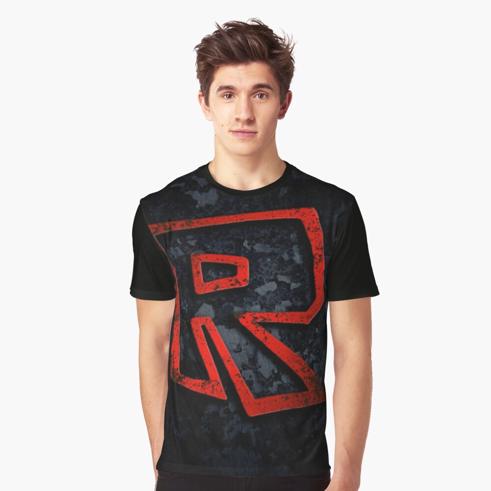 Roblox Logo On Black T Shirt By Best5trading Redbubble - logo roblox black t shirt