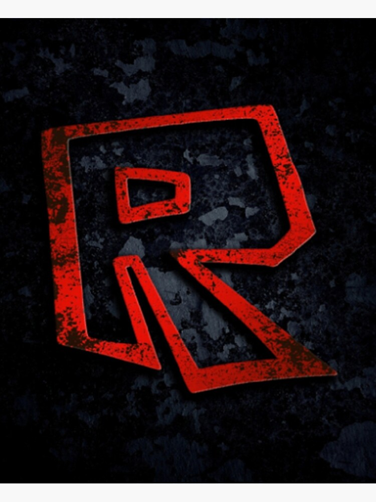 Decoracion Logo De Roblox Negro Redbubble - ojos rojos roblox