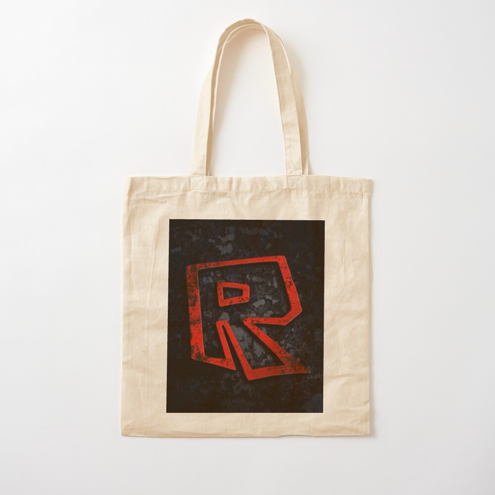 Roblox Logo On Black Tote Bag By Best5trading Redbubble - black bag roblox