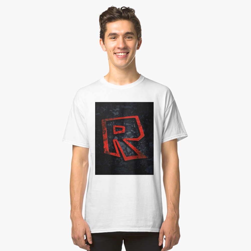 Roblox Logo On Black T Shirt By Best5trading Redbubble