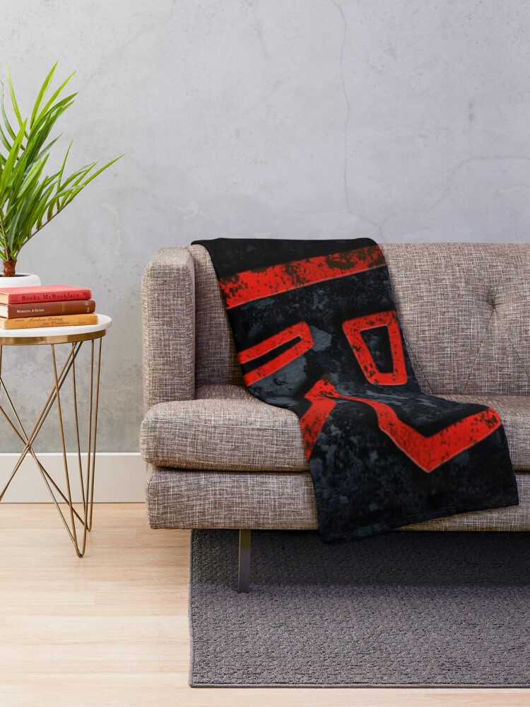 Roblox Logo On Black Throw Blanket By Best5trading Redbubble - roblox logo black and red comforter by best5trading redbubble