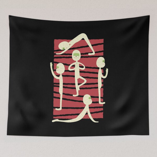 Item preview, Funny mummy yoga exercises Halloween designed and sold by AaaleXX.