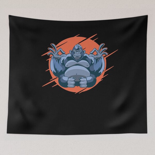 Item preview, Funny monkey meditation designed and sold by AaaleXX.