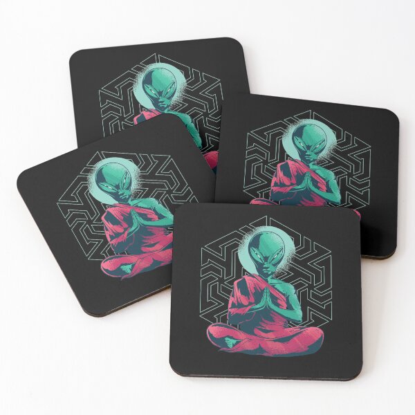 Item preview, Funny alien monk meditation designed and sold by AaaleXX.