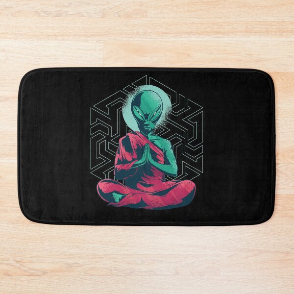 Item preview, Funny alien monk meditation designed and sold by AaaleXX.