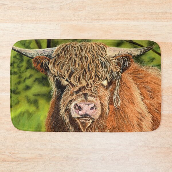 Item preview, Highland Cattle / Realistic Colour Drawing,  designed and sold by collydavid.