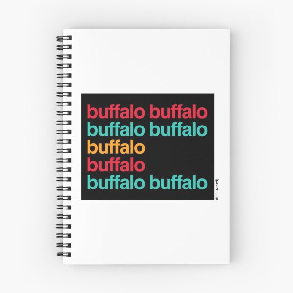 Item preview, Buffalo Buffalo Buffalo Buffalo Buffalo Buffalo Buffalo Buffalo designed and sold by weavernap.