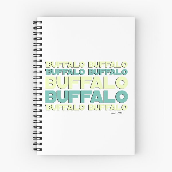 Item preview, Buffalo Buffalo Buffalo Buffalo Buffalo Buffalo Buffalo Buffalo designed and sold by weavernap.