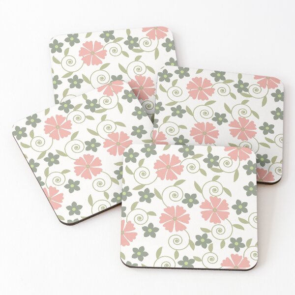 Item preview, Sweet retro flowers designed and sold by Beautiful Art Designs.