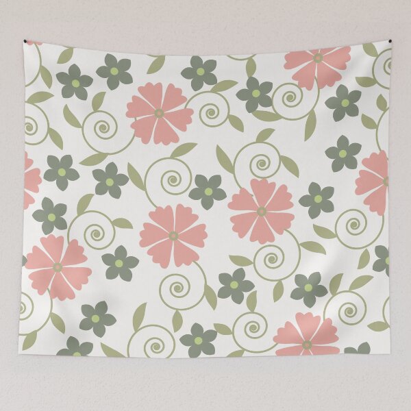 Item preview, Sweet retro flowers designed and sold by Beautiful Art Designs.