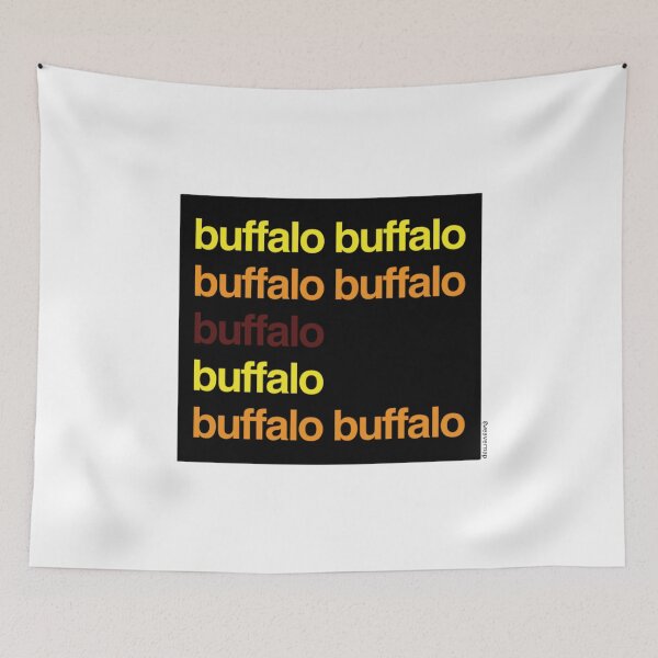 Item preview, Buffalo buffalo Buffalo buffalo buffalo buffalo Buffalo buffalo designed and sold by weavernap.