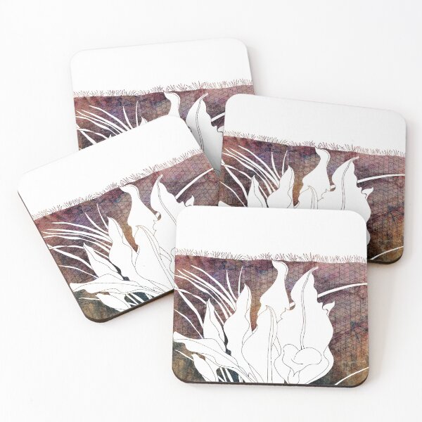 Item preview, Lilies with distressed browns designed and sold by WatersEdgeGal.
