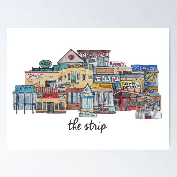 Item preview, Carbondale The Strip designed and sold by Emily Middleton.