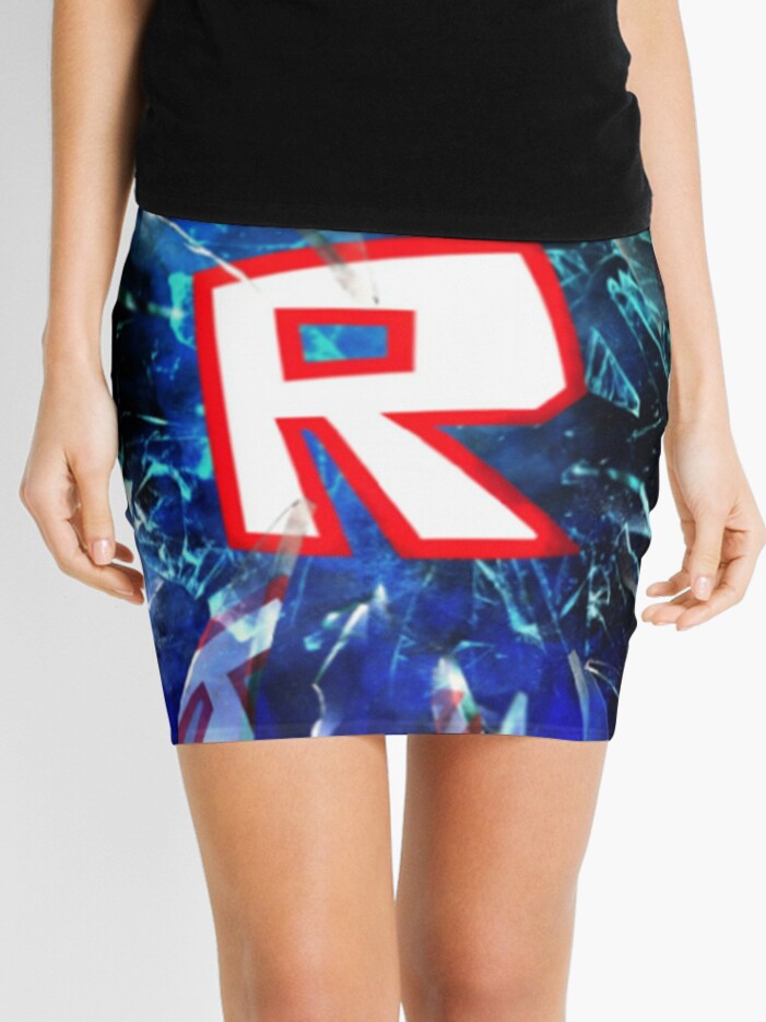 Roblox Logo Blue Mini Skirt By Best5trading Redbubble - mini roblox logo