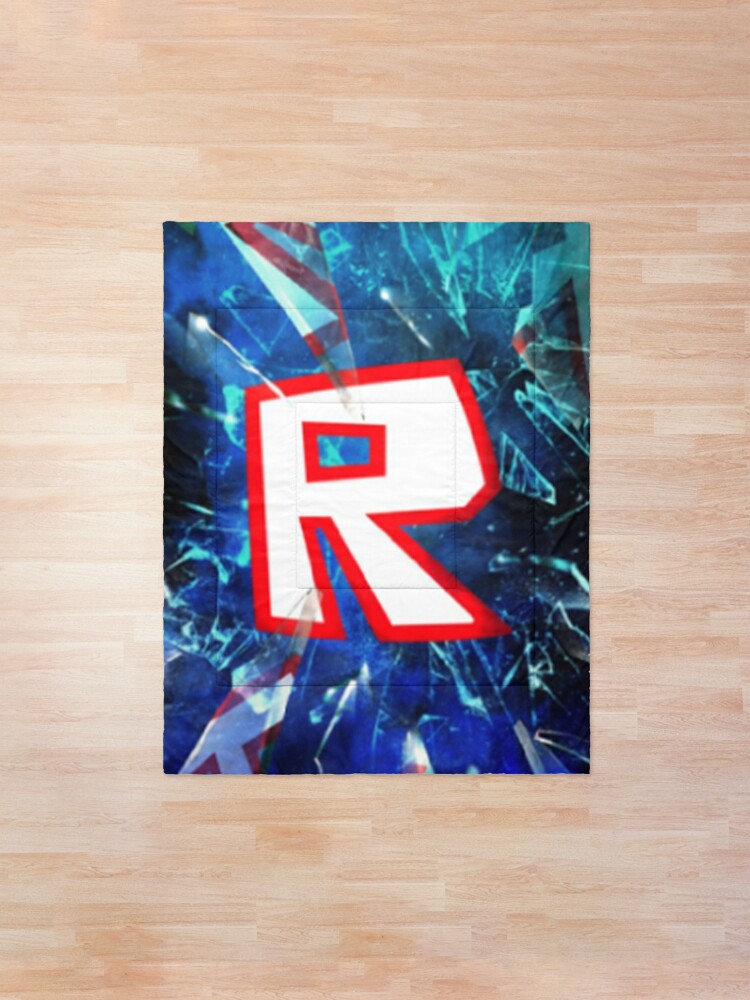 Roblox Logo Blue Comforter By Best5trading Redbubble - roblox logo blue