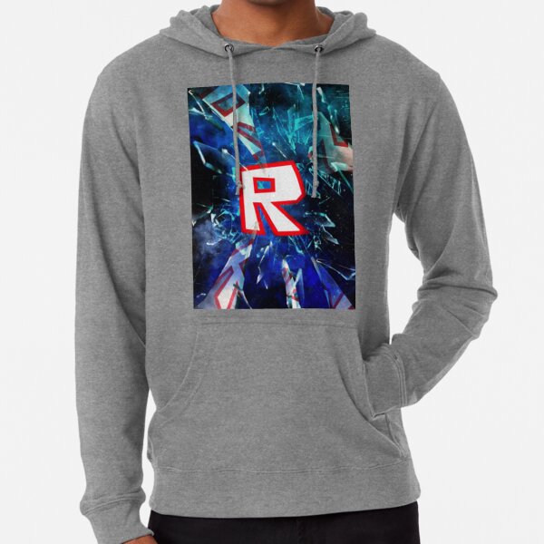 Roblox Game Walking On Blue Lightweight Hoodie By Best5trading Redbubble - blue galaxy hoodie roblox
