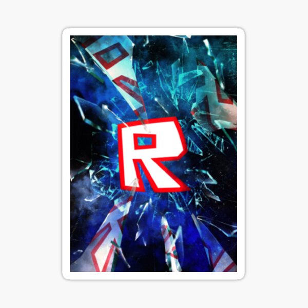 Roblox Logo Blue Sticker By Best5trading Redbubble - roblox logo stickers redbubble