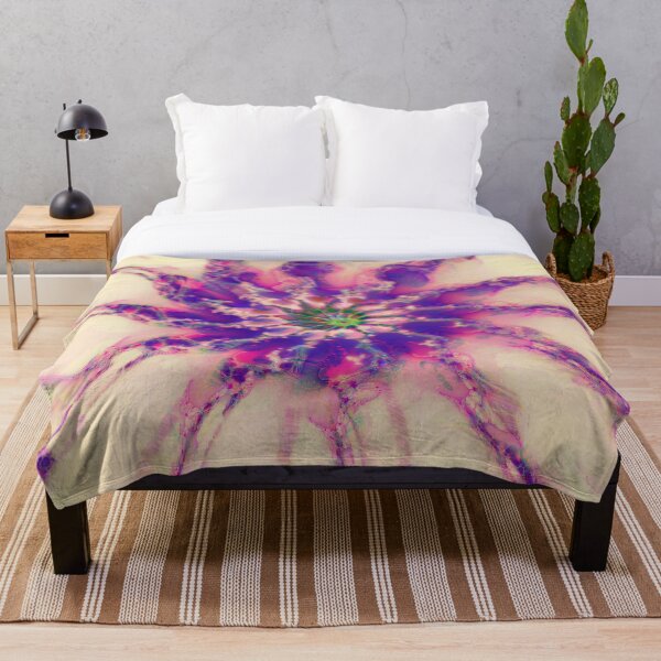 Fractalize abstraction Throw Blanket