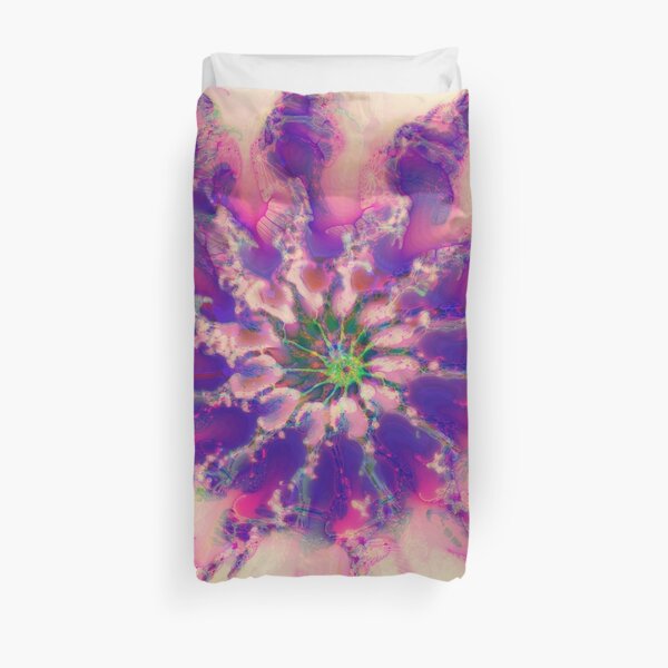 Fractalize abstraction Duvet Cover