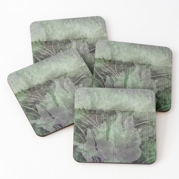 Item preview, Lilies with more distressed greens designed and sold by WatersEdgeGal.