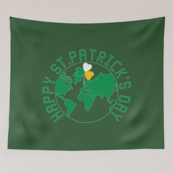 Item preview, Irish Flag Shamrock On The Earth designed and sold by Yernarb.