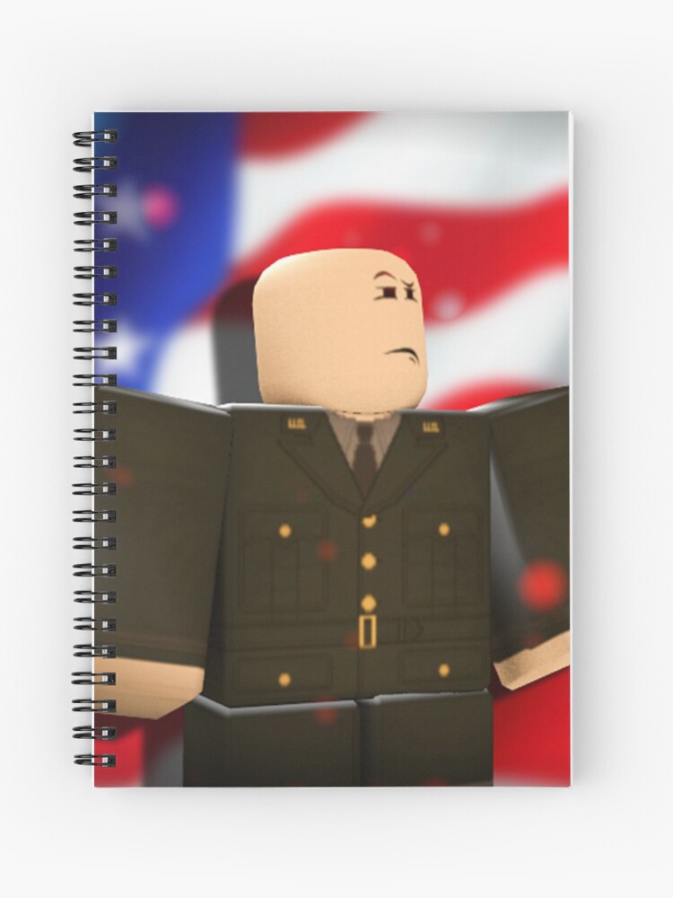 Roblox Usa Army Spiral Notebook By Best5trading Redbubble - roblox on red games spiral notebook by best5trading redbubble
