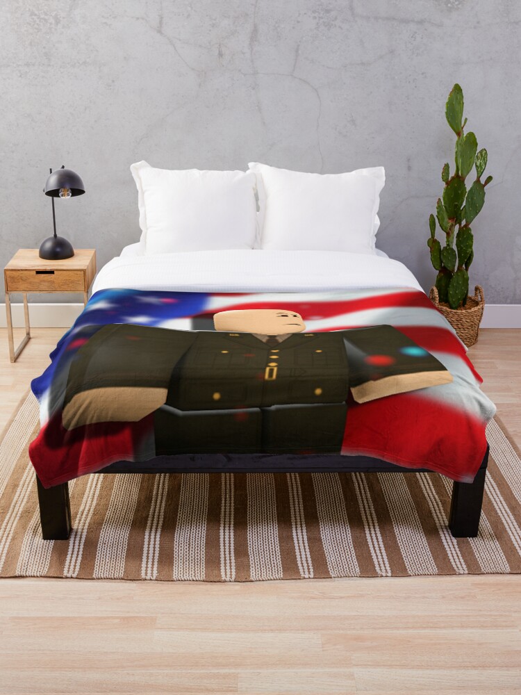 Roblox Usa Army Throw Blanket By Best5trading Redbubble - roblox throw blankets redbubble