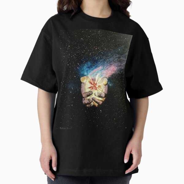 Holding the fire Oversized T-Shirt