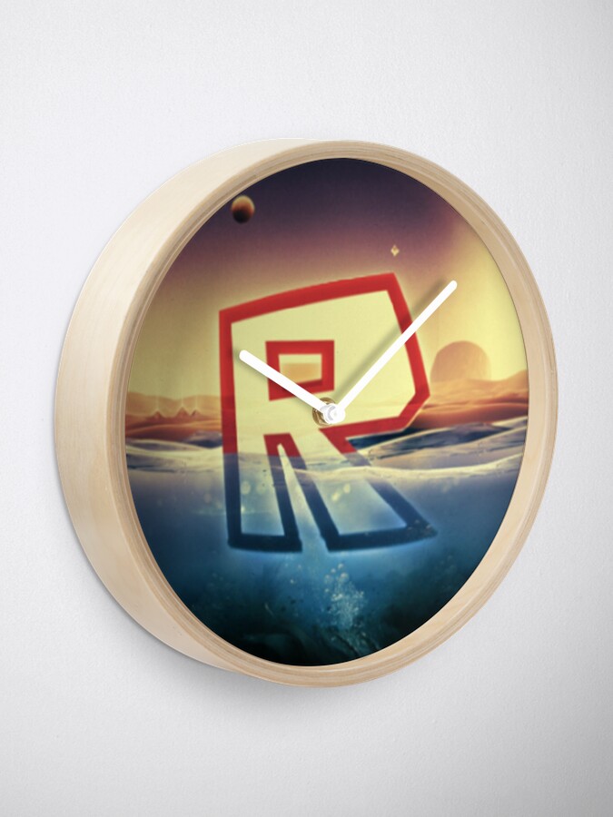 Roblox Log Gold Clock By Best5trading Redbubble - new gold roblox logo