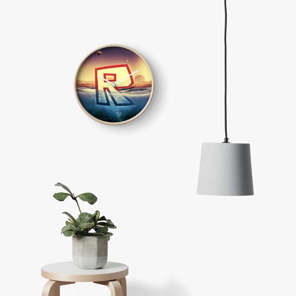 Roblox Log Gold Clock By Best5trading Redbubble - new gold roblox logo