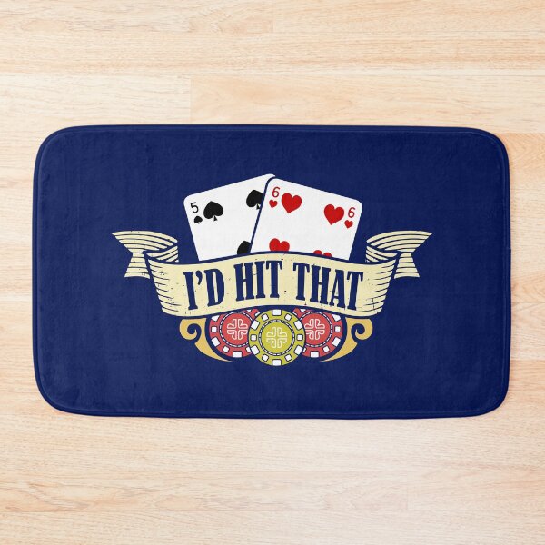 Item preview, I'd Hit That Blackjack Gambling Funny Quote  designed and sold by alenaz.