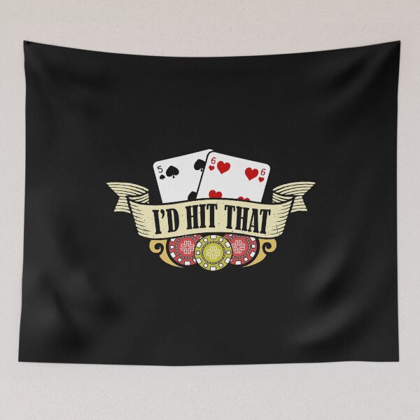 Item preview, I'd Hit That Blackjack Gambling Funny Quote  designed and sold by alenaz.