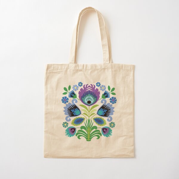 Item preview, Fleurs Folkloriques Polonaises Violet designed and sold by Barbara Pixton.