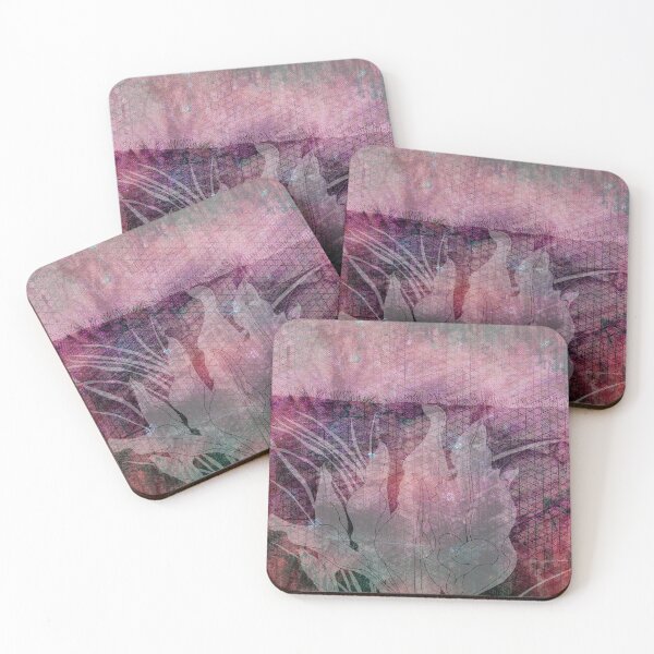 Item preview, Lilies with distressed dark pink designed and sold by WatersEdgeGal.