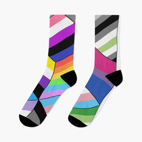 Item preview, Isometric LGBTQ+ Pride flags designed and sold by EmFitzz.
