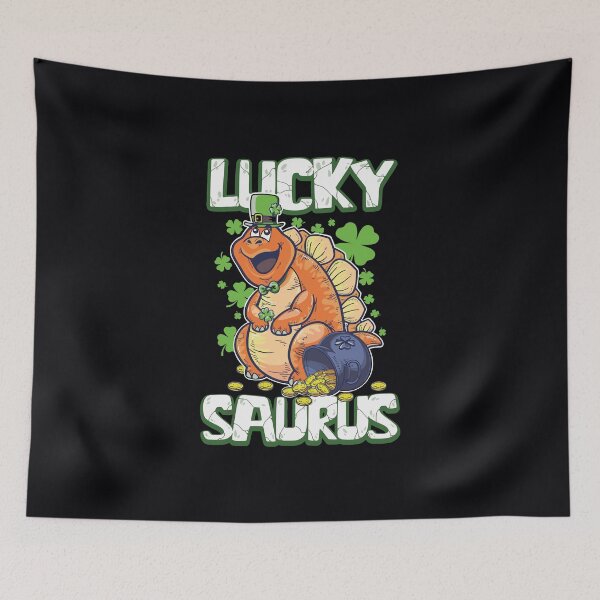 Item preview, Dinosaur St Patrick Lucky Saurus Dinosaurs Stegosaurus designed and sold by WanitaDesign.