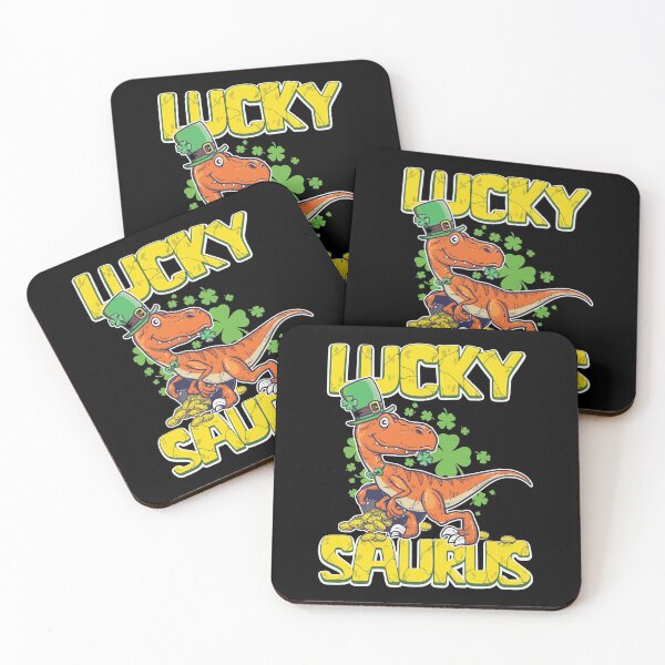 Item preview, Dinosaur St Patrick Lucky Saurus Dinosaurs Velociraptor designed and sold by WanitaDesign.