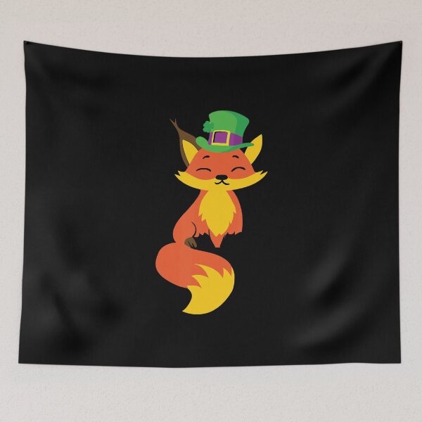 Item preview, St Patricks Day Animal Fox Funny Patrick designed and sold by BallonFlyToSky.