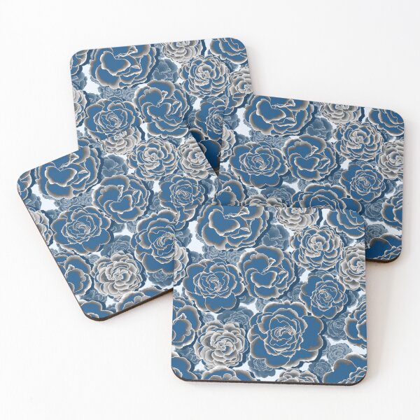 Item preview, Primrose Garden washed blue designed and sold by pearlposition.