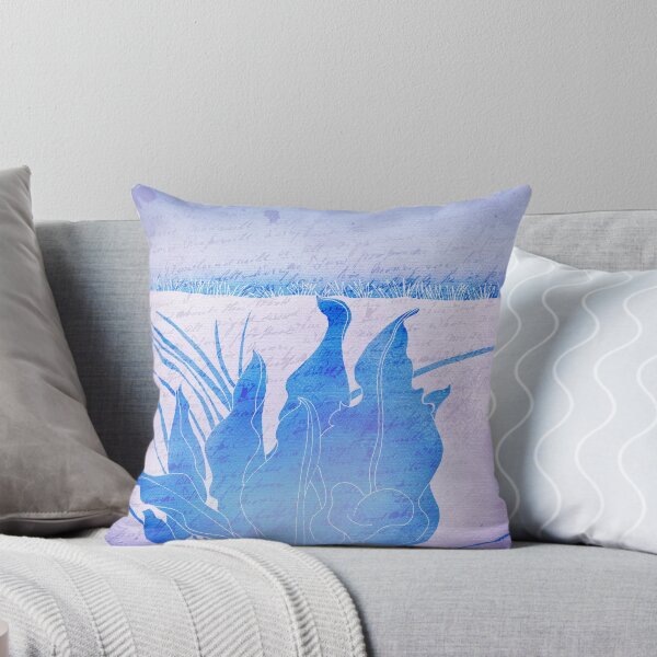Item preview, Lilies with distressed blue and purple words designed and sold by WatersEdgeGal.