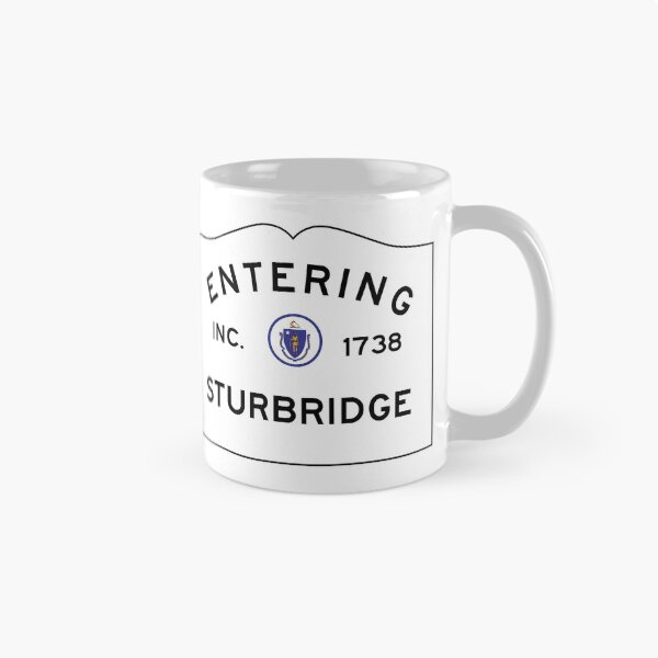 Item preview, Entering Sturbridge Massachusetts - Commonwealth of Massachusetts Road Sign  designed and sold by NewNomads.