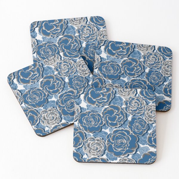 Item preview, Primrose Garden washed blue 1 designed and sold by pearlposition.